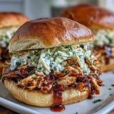 Pulled BBQ Chicken Sandwiches