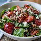 Spring Strawberry Spinach Salad
