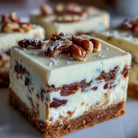 Carrot Cake Cheesecake Bars
