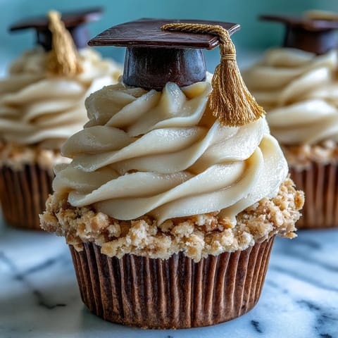 Graduation Cupcakes Black and Gold