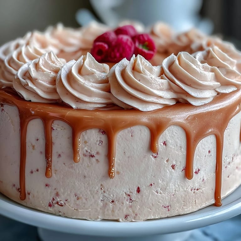 Bridal Shower Rosé Velvet Cake with Gold Drip: Elegant rosé-infused pink velvet cake finished with smooth cream cheese frosting and a luxurious edible gold drip decoration.